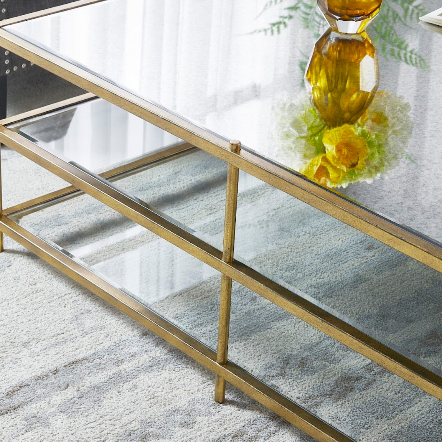 Gold Foil finish Coffee TABLE