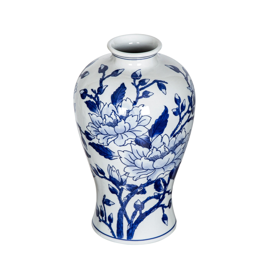 Magnolia Vase,Blue/White EG-60961