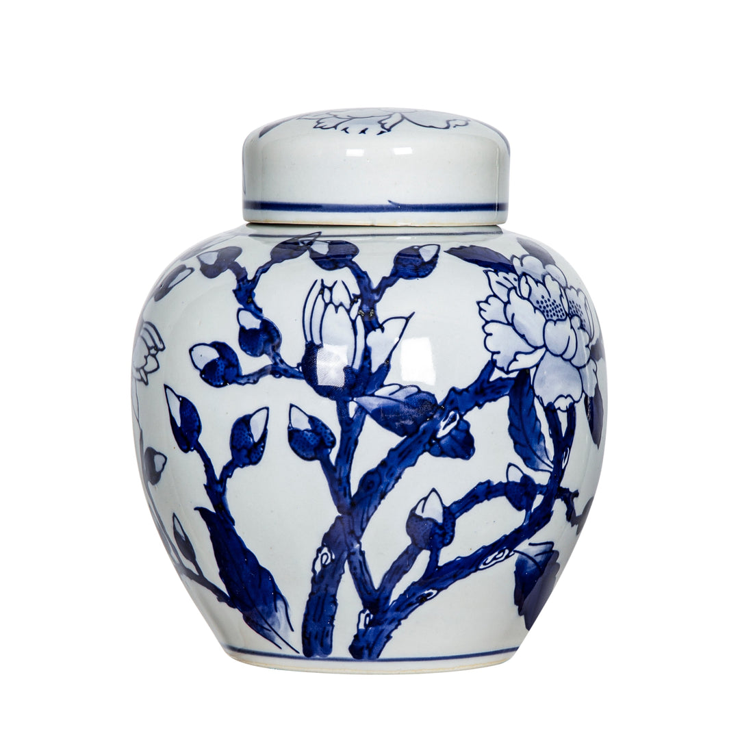 Magnolia Jar,Blue/White EG-60964