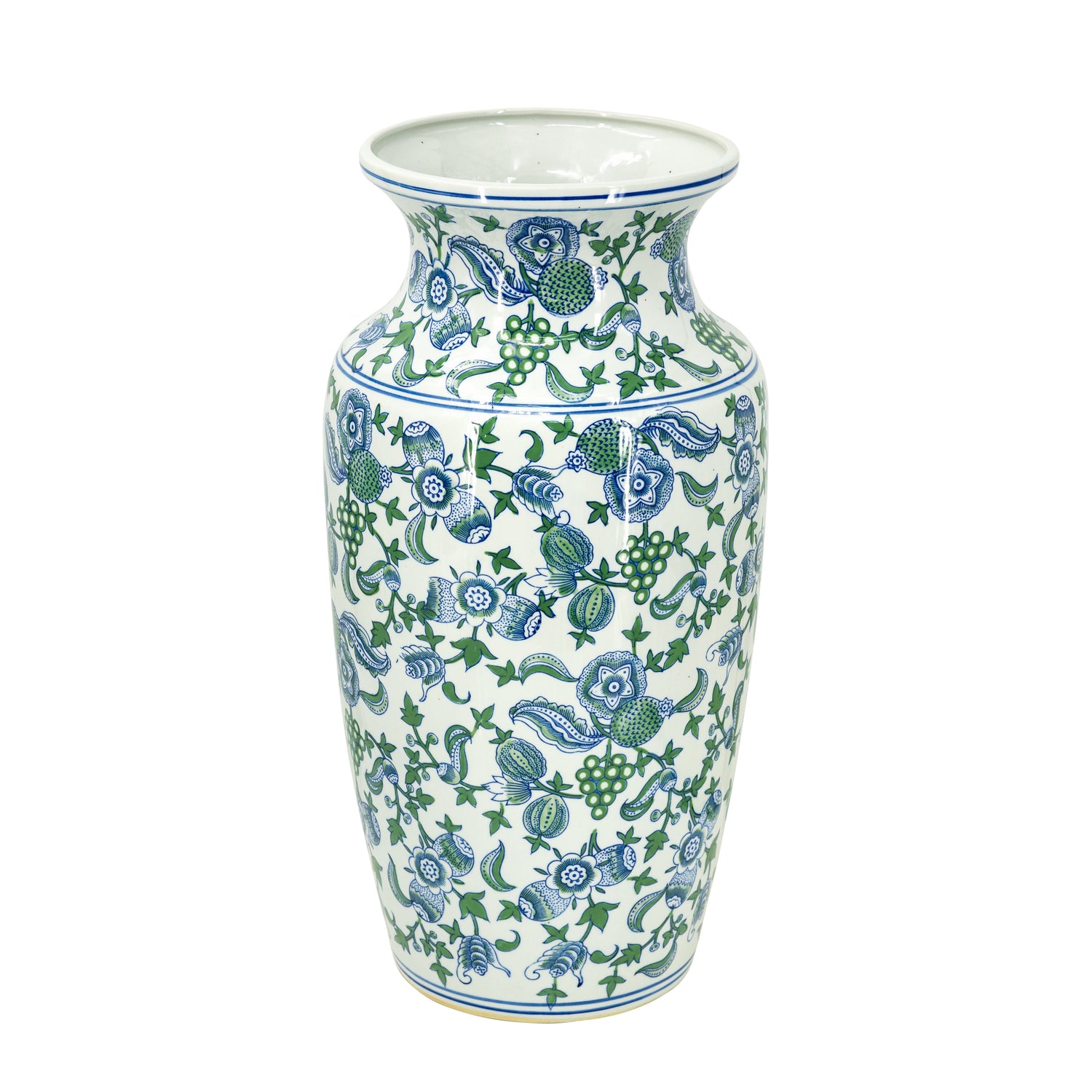 Porcelain Blue And White Cherry Blossom Vase EG-61134
