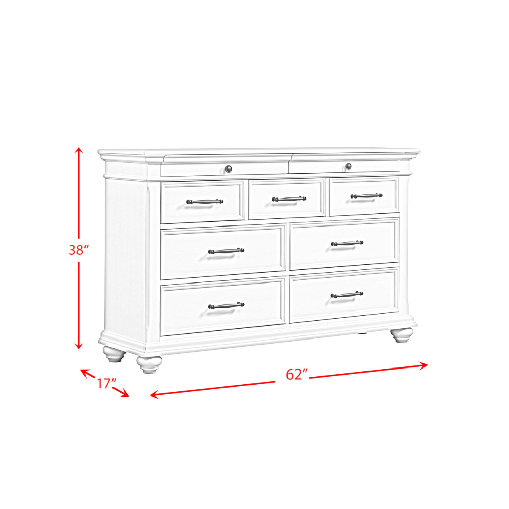 Slater Dresser in Antique White