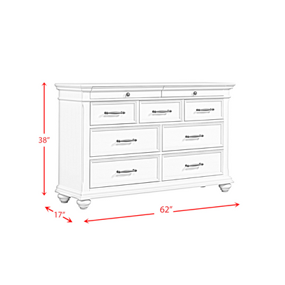 Slater Dresser in Antique White