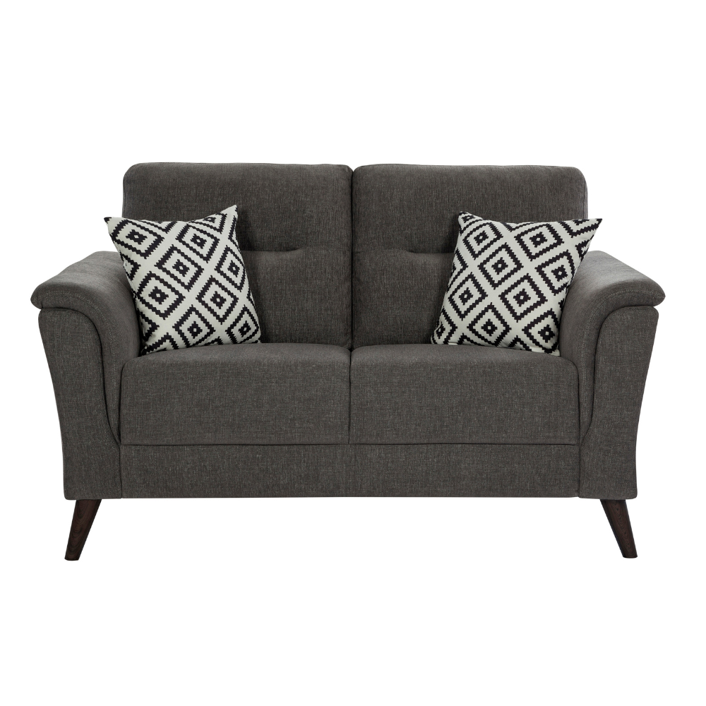 Concord Comfort Grey Loveseat (6645529444448)