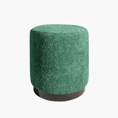 Cream Boucle Ottoman W40Xh45Cm