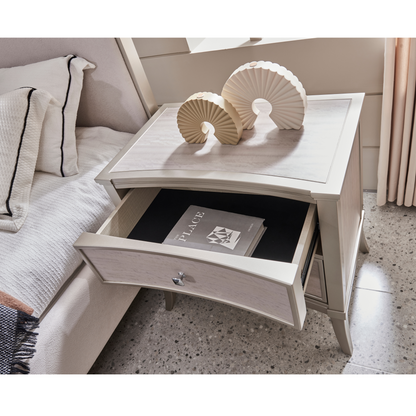 Shiny Wood End Table