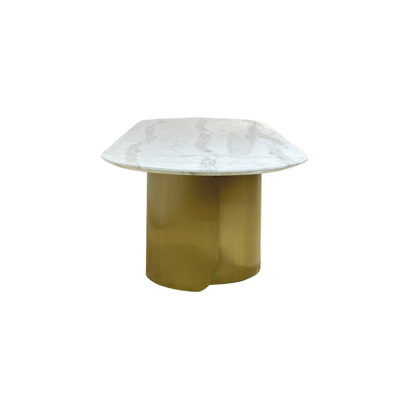 Oval Marble Dining Table