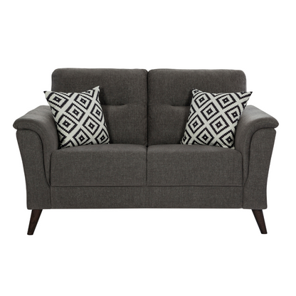 Concord Comfort Grey Sofa Set (6645527183456)