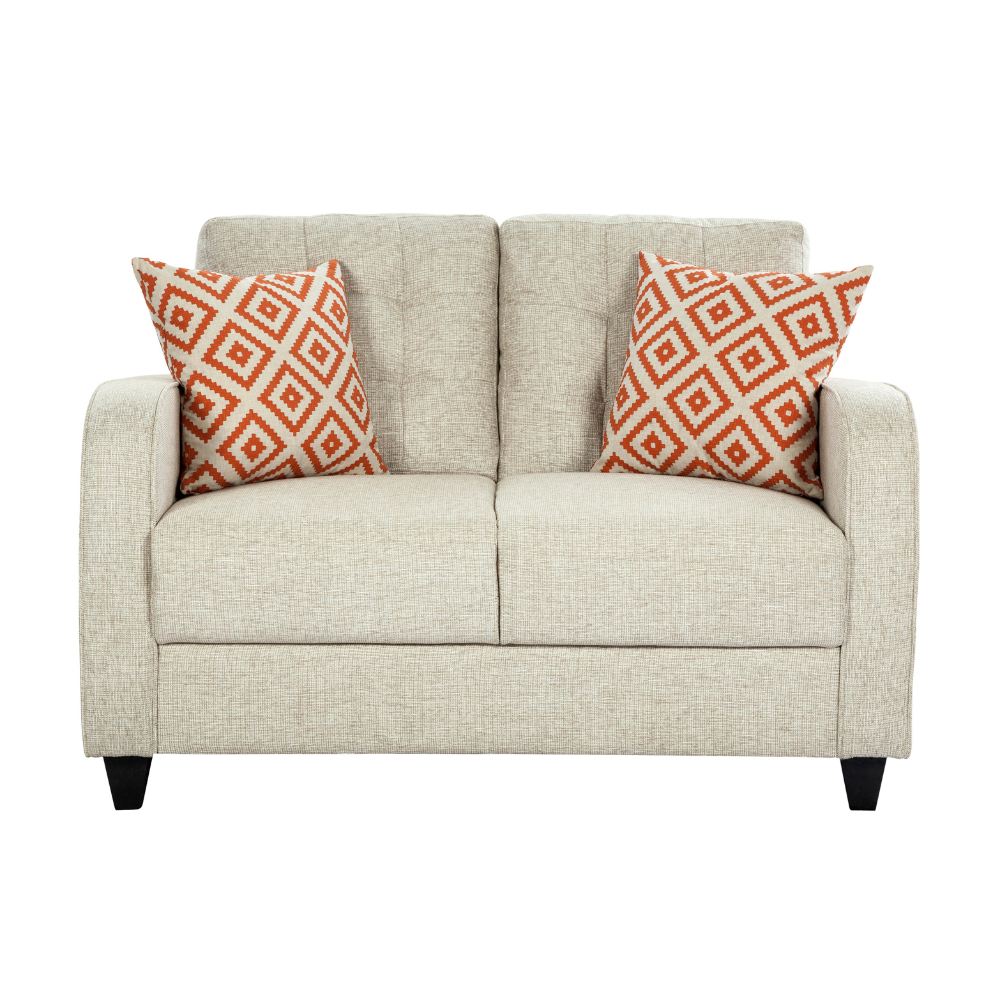 Fullerton Fantasy Beige Loveseat (6645529575520)