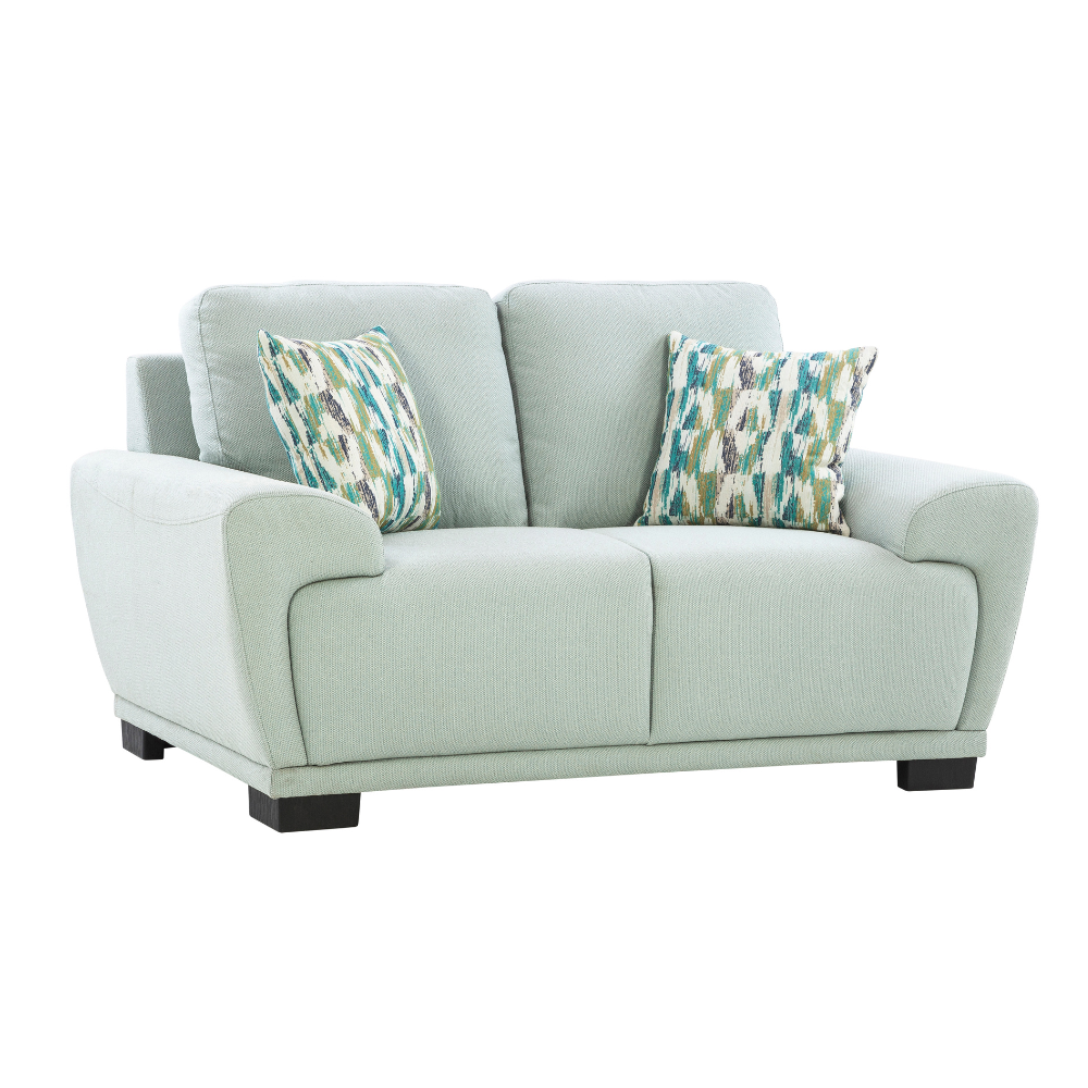 Clarkville Teal Loveseat (6639463137376)