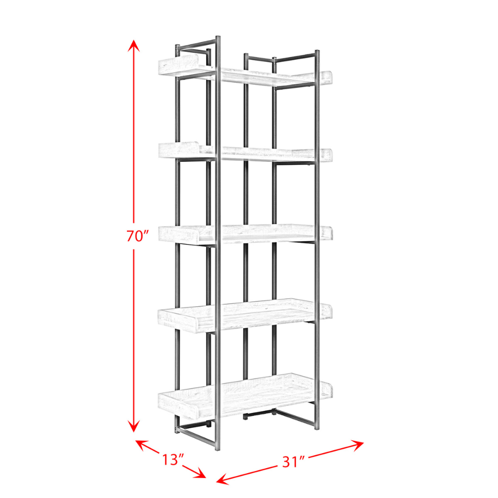 Preston Bookshelf - Oak (6629947506784)