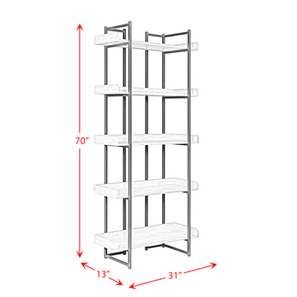 Preston Bookshelf - Oak (6629947506784)