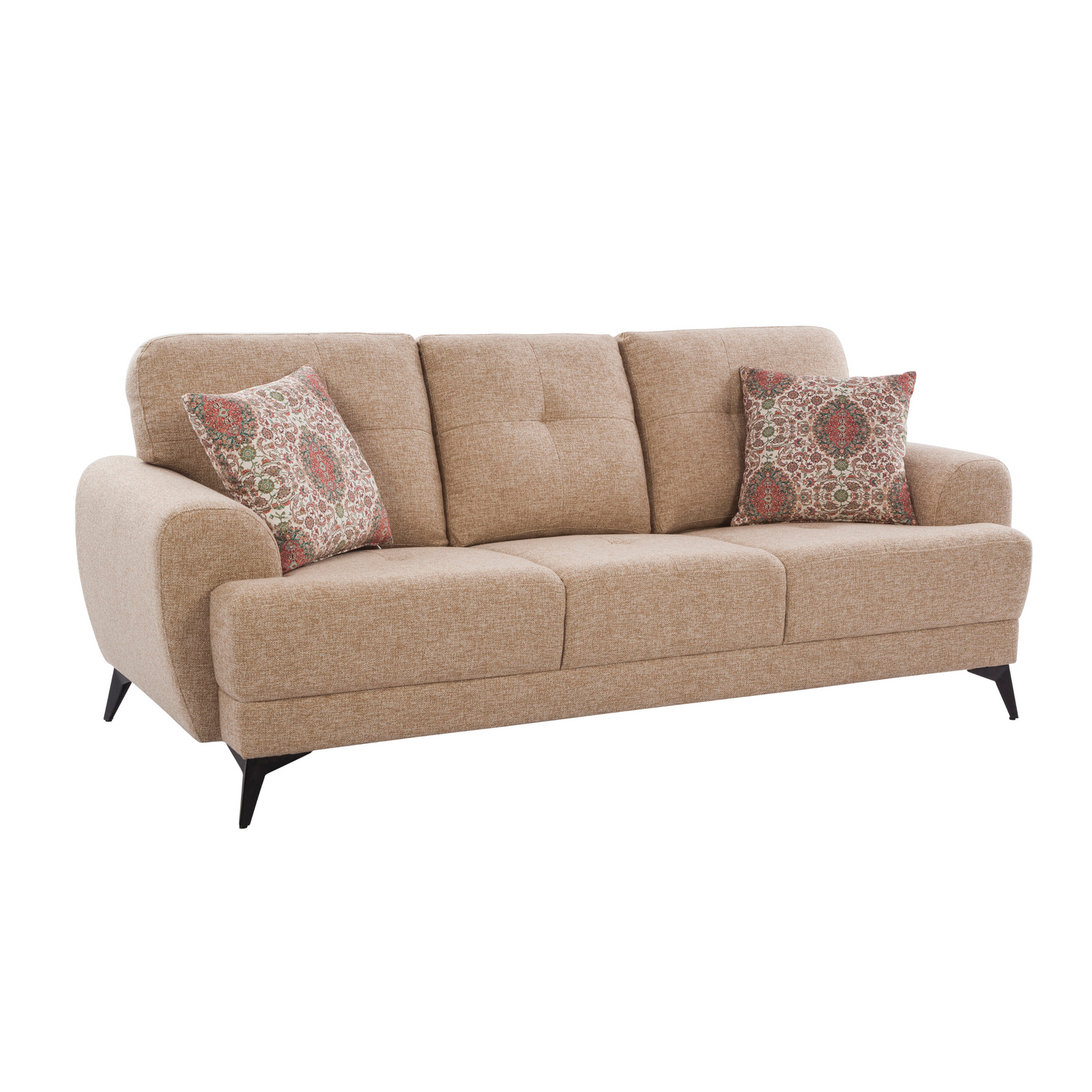 Glasgow Beige Sofa (208cm)