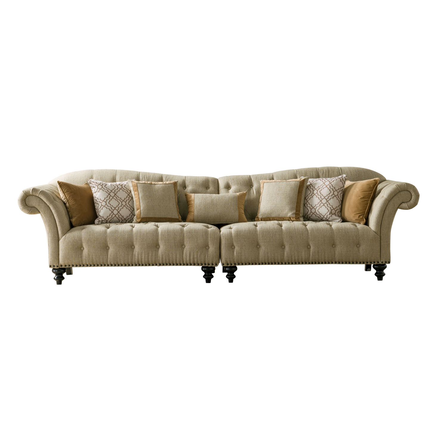 Classic Honey Sectional Set