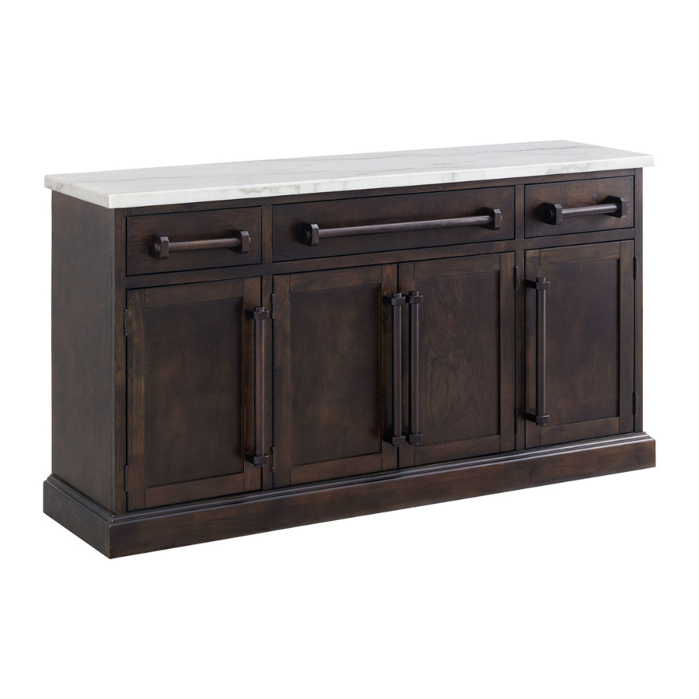 Monticello White Marble Buffet (6624425279584)