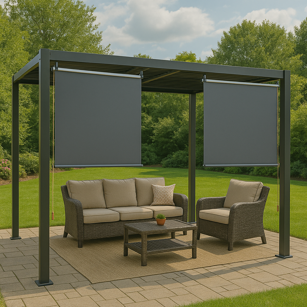 BreezeGuard Pergola Curtain 60075