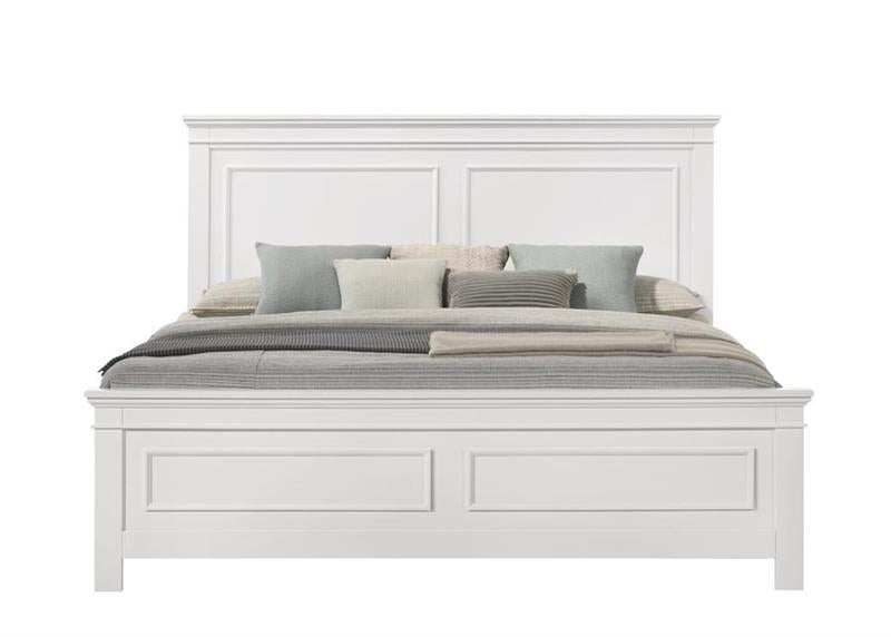 Provence White Wood King bed B513W-Bed