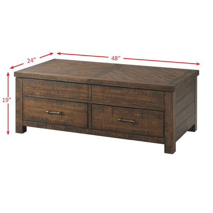 Jax Coffee Table W/Lift Top (6629947080800)