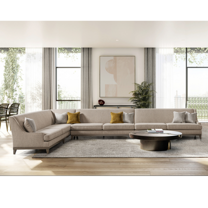 Hardt beige Sectional LAF3+AL+RAF2