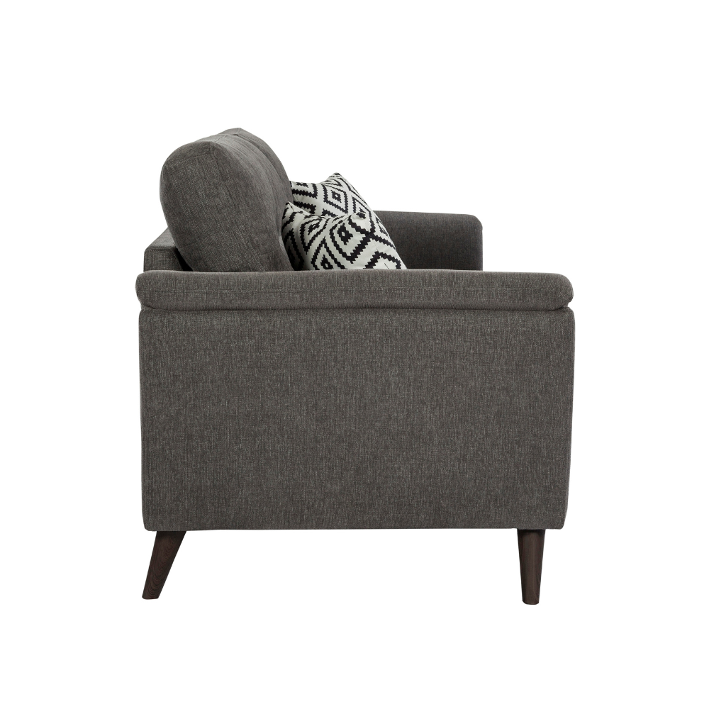 Concord Comfort Grey Loveseat (6645529444448)