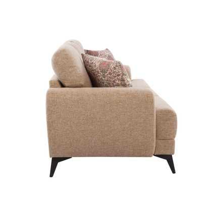 Glasgow Beige Sofa (208cm)