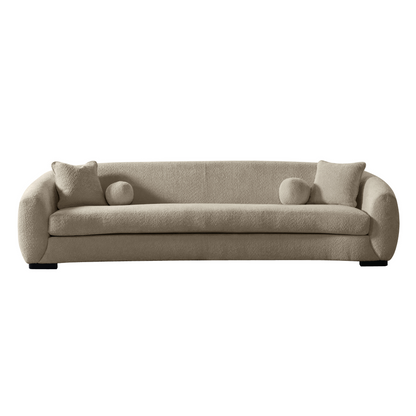 Boucle 4 seater sofa