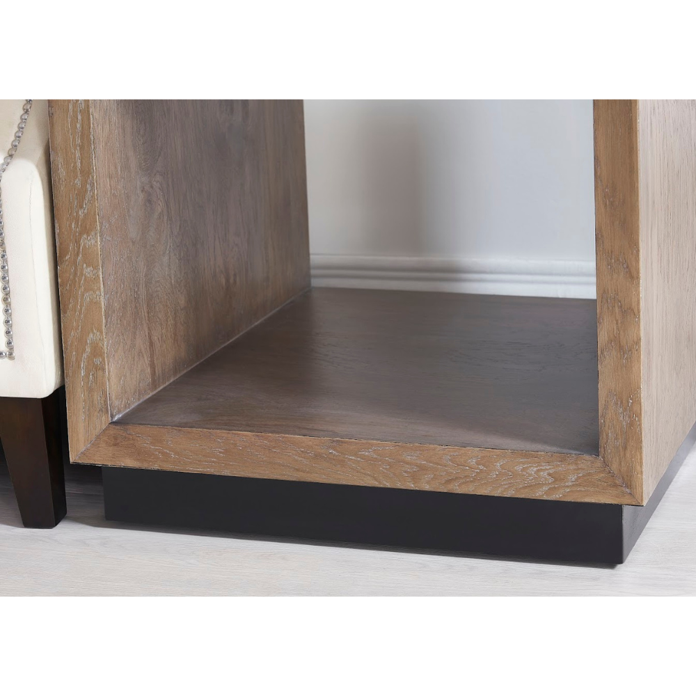 Oak Wood Side TABLE (6650905460832)