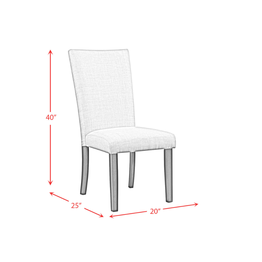 Felicia Upholstery Side Chair W/Linen (6629945213024)