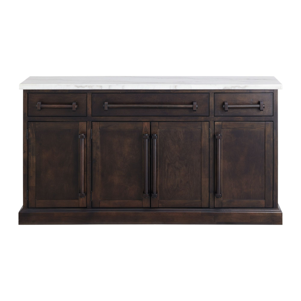 Monticello White Marble Buffet (6624425279584)