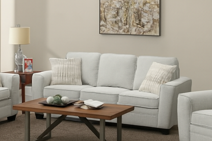 Confa Beige Living Room Set (Sofa + Loveseat + Chair)