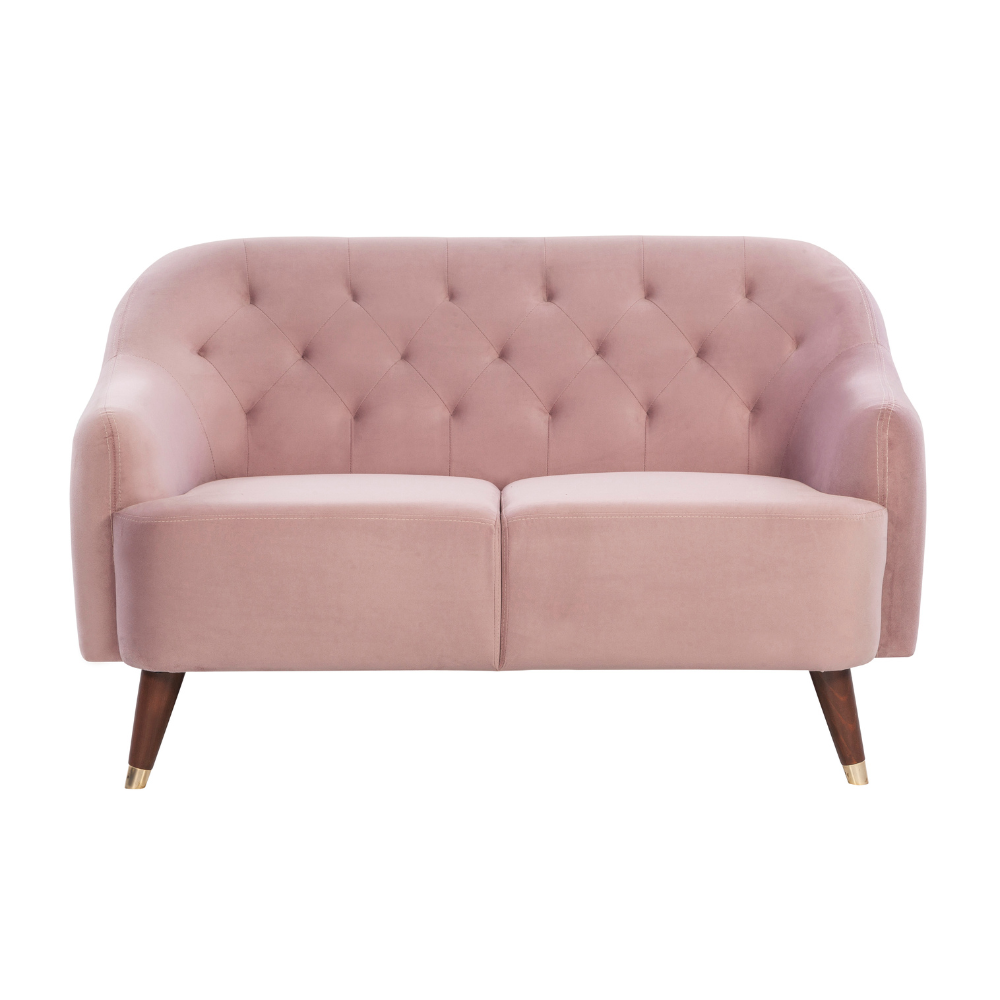 Greenwood Grandeur Pink Loveseat (6645528559712)