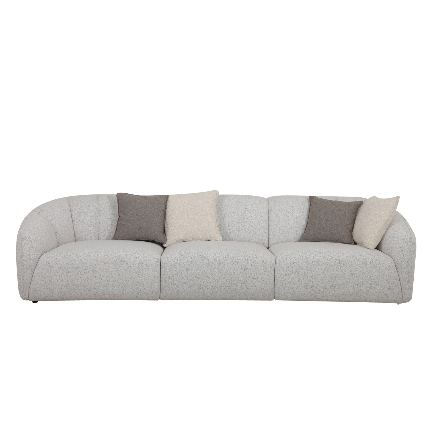 Dario Silver Grey Sectional