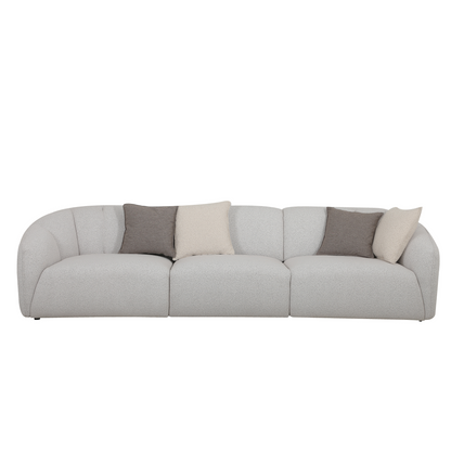 Dario Silver Grey Sectional