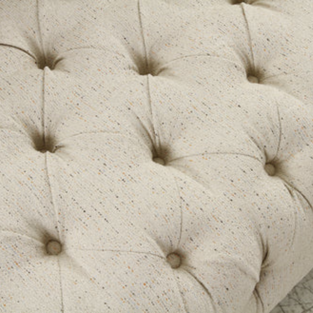 Tufting Beige 4-Seater Sofa (280cm)