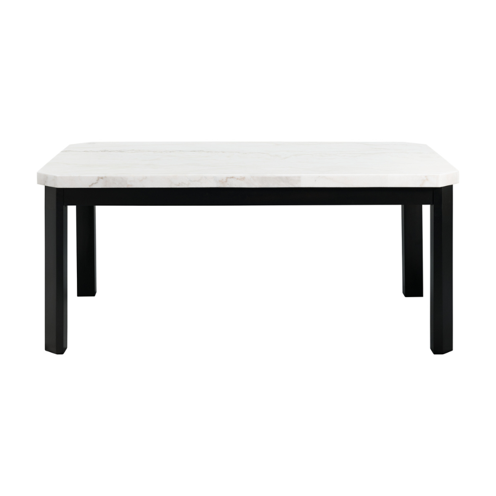 Francesca White Standard Height Dining Table (8785050763585)