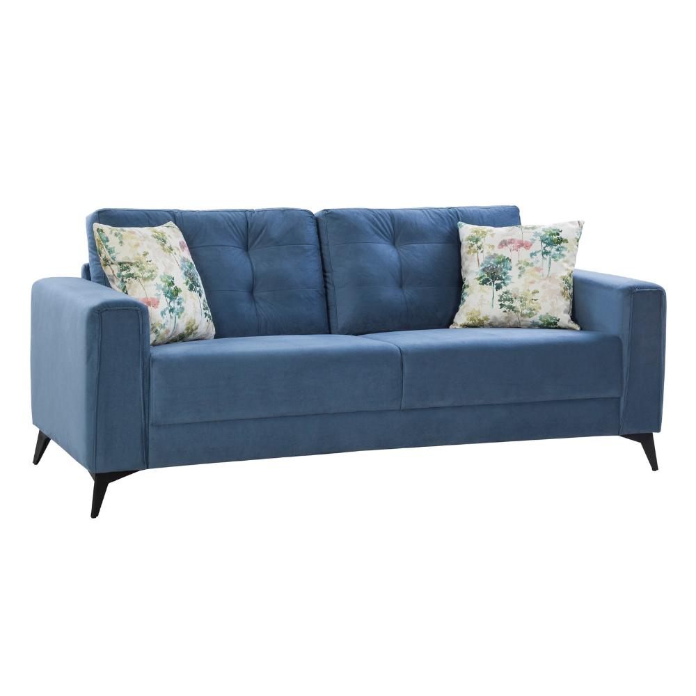 Brandon Beloved Dark Blue Sofa (6645528887392)