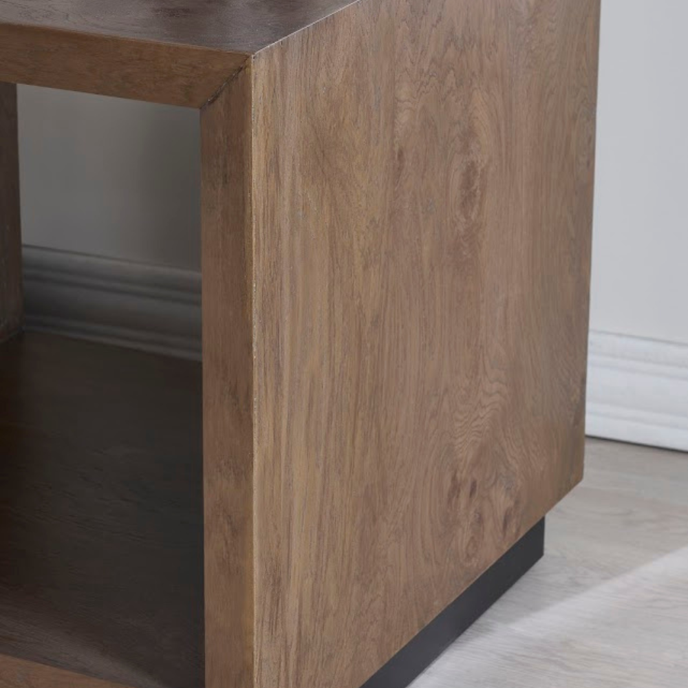 Oak Wood Side TABLE (6650905460832)