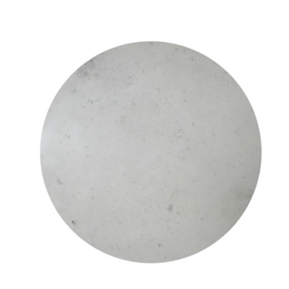 Moonstone Circular Black Base Dining Table - 8 Person