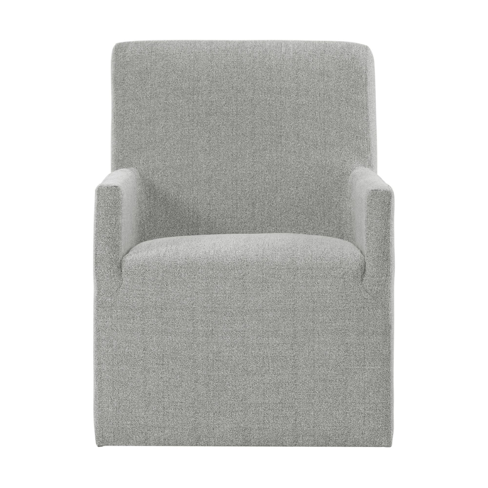 Nero Dining Arm Chair (Grey Color) (6629945573472)