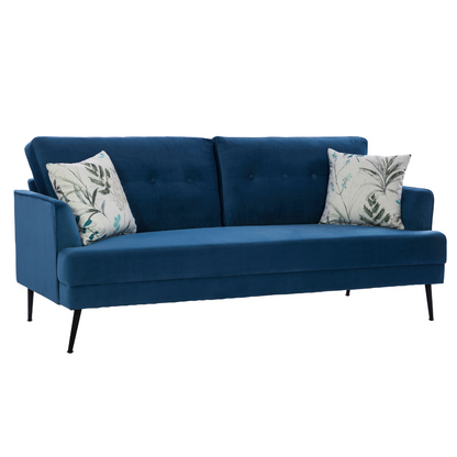 Brisbane Bold Blue Sofa Set (6645527609440)