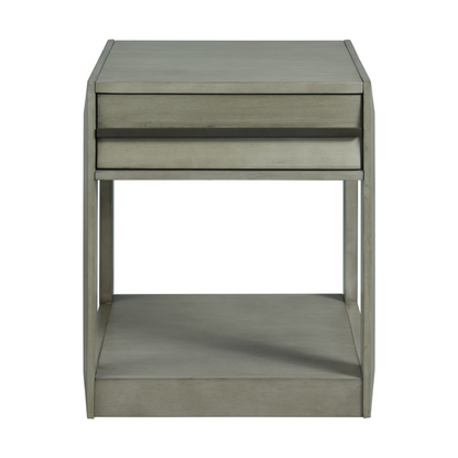 Gordon Rectangular End Table In Grey (6629946982496)