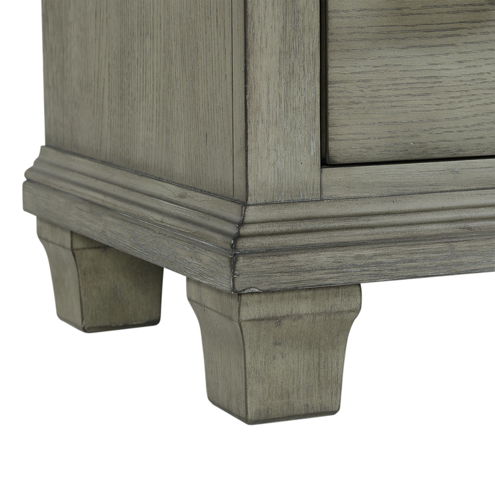 Crawford Grey Nightstand