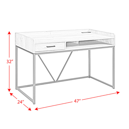 Preston Desk - Grey (6629947474016)