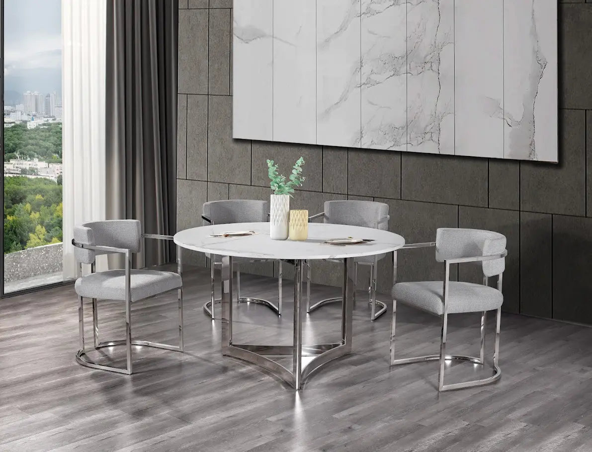 Alexa Marble Dining Table