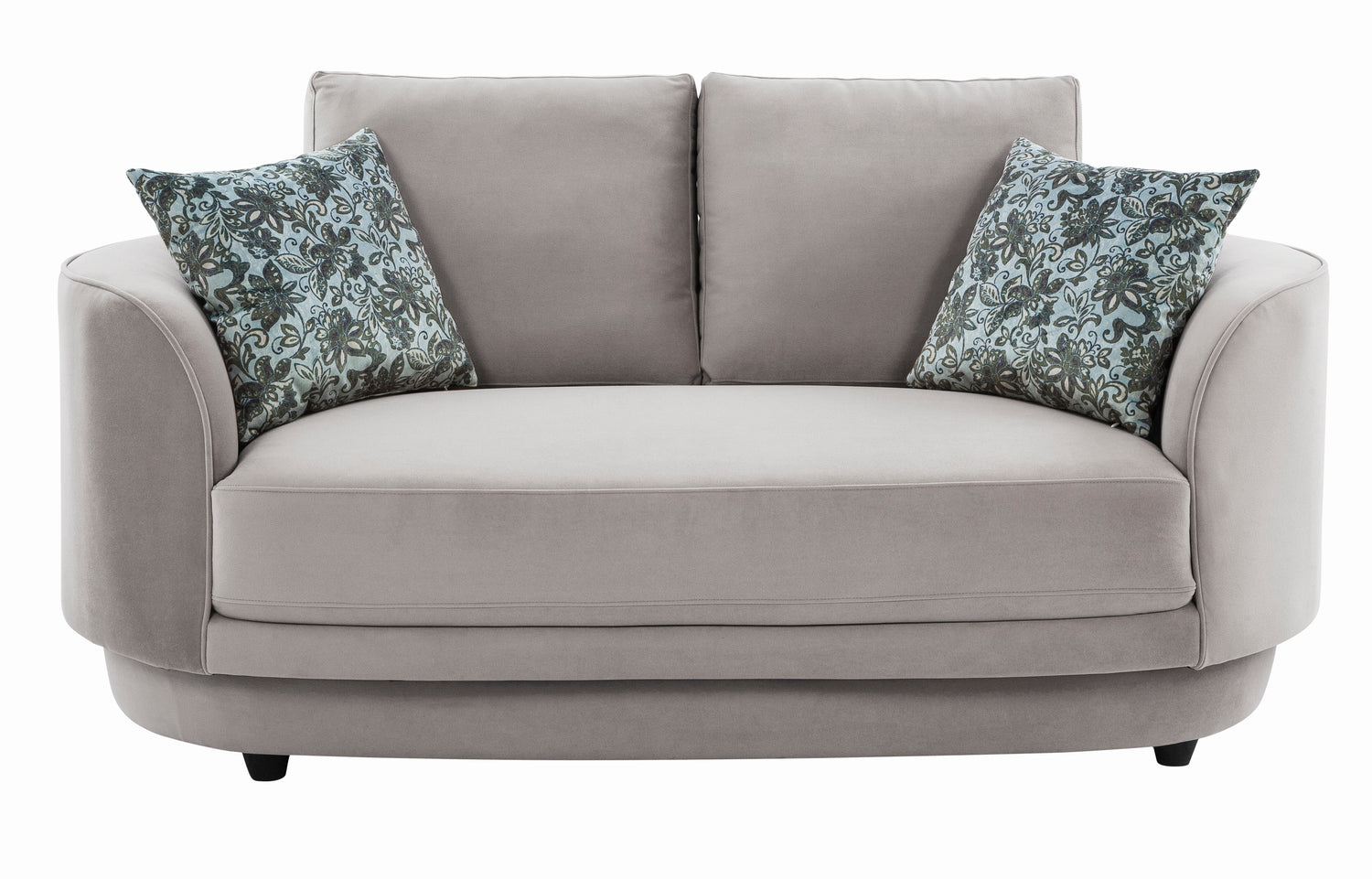 Brescia Grey Loveseat (6639462318176)