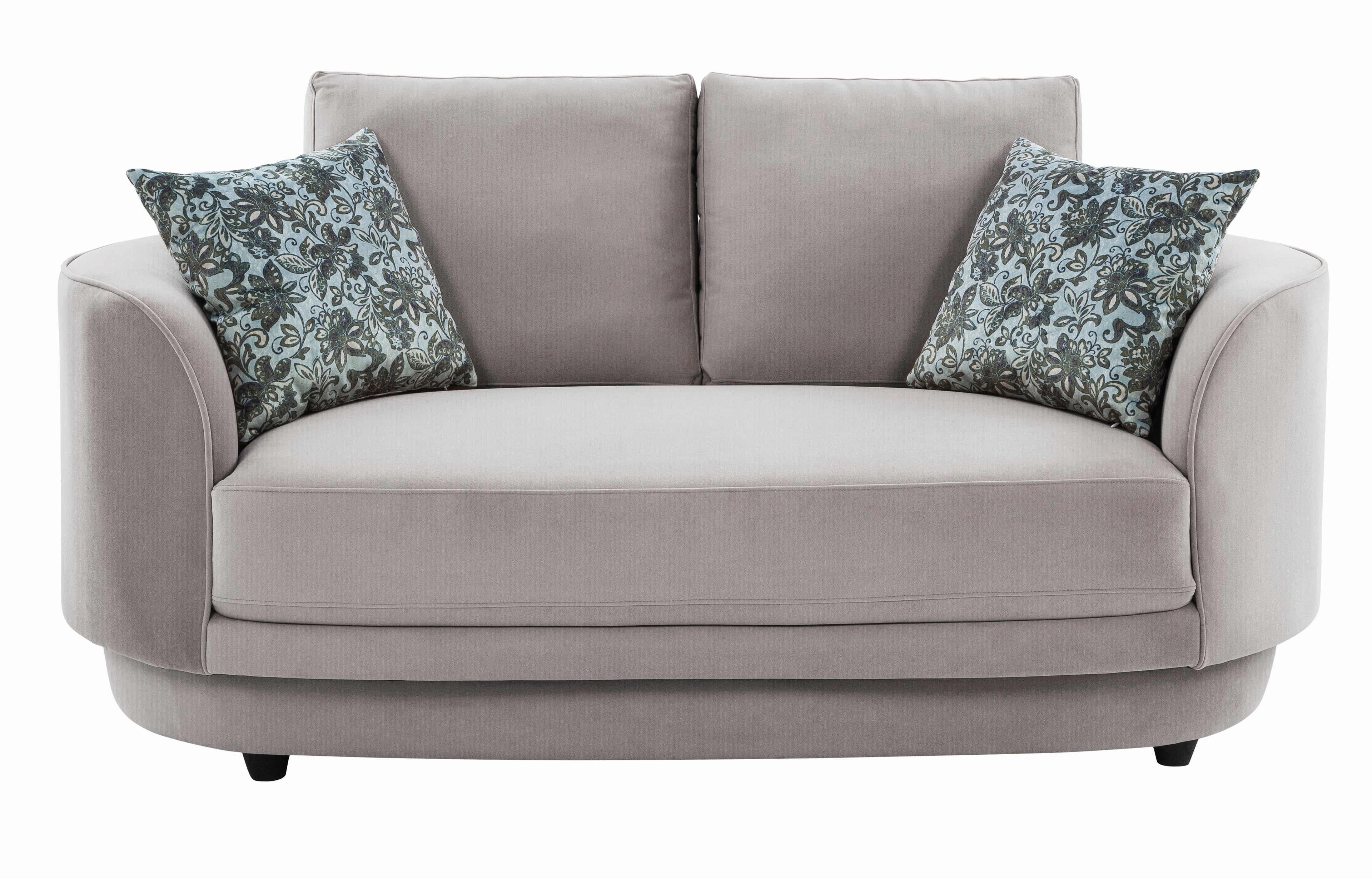 Brescia Grey Loveseat (6639462318176)