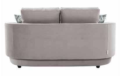 Brescia Grey Loveseat (6639462318176)