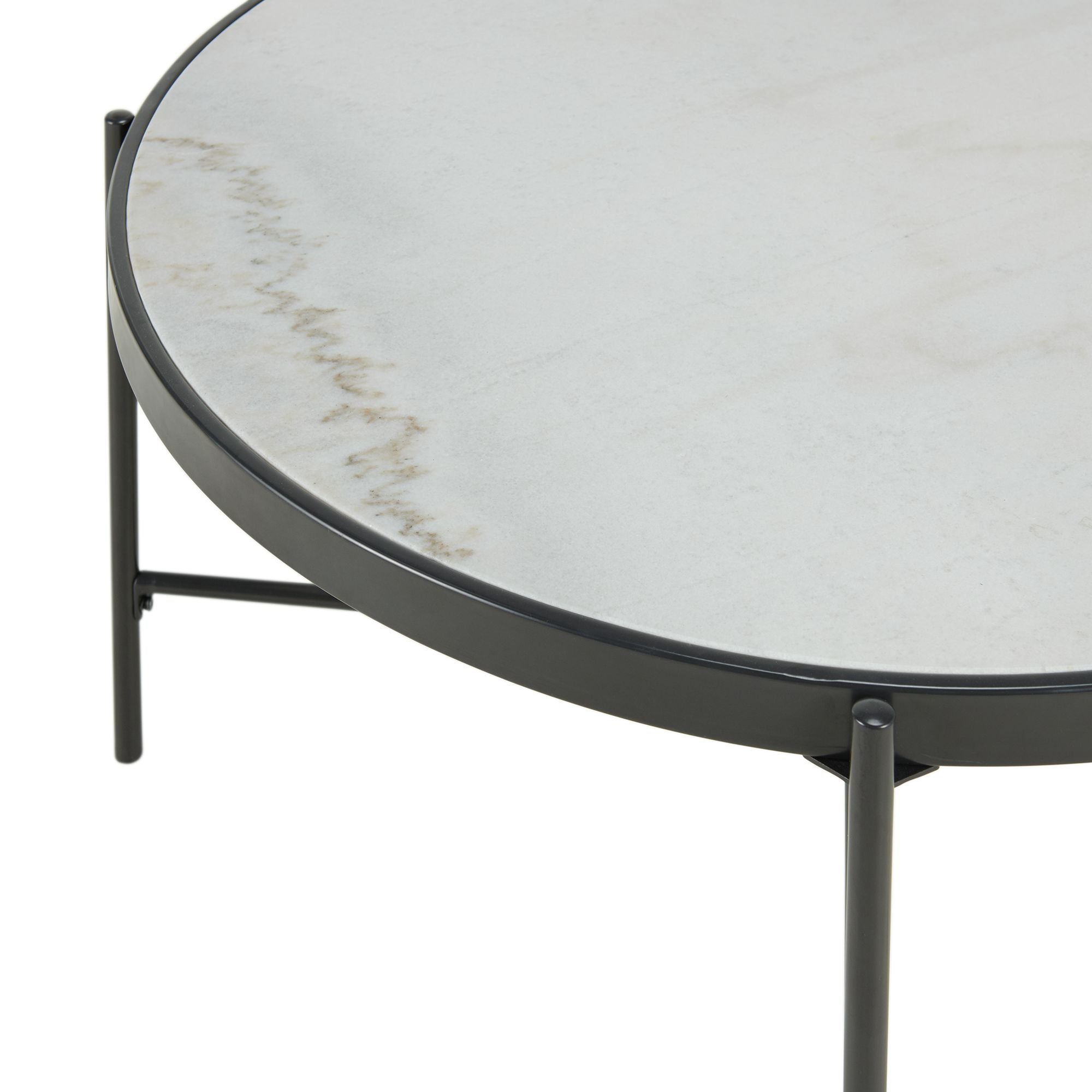 Vienna Coffee Table W/Marble Top (8785179607361)