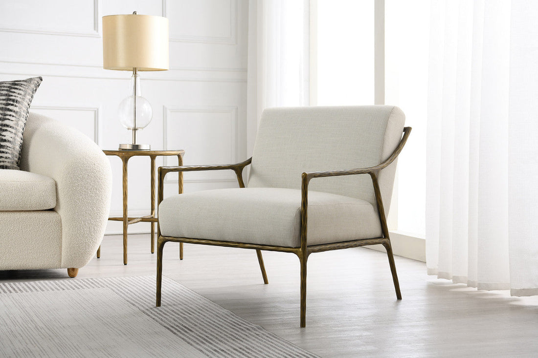 Luxo linen chair