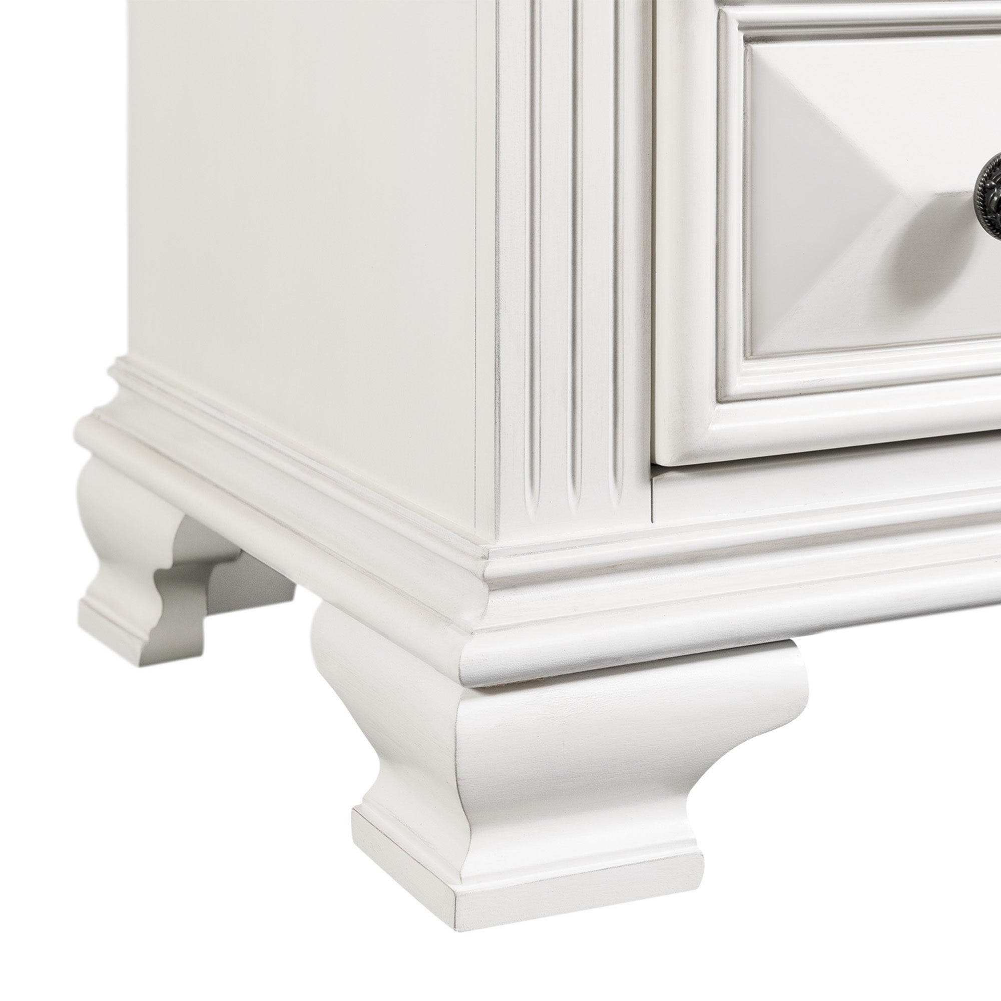 Calloway Nightstand Antique White Color