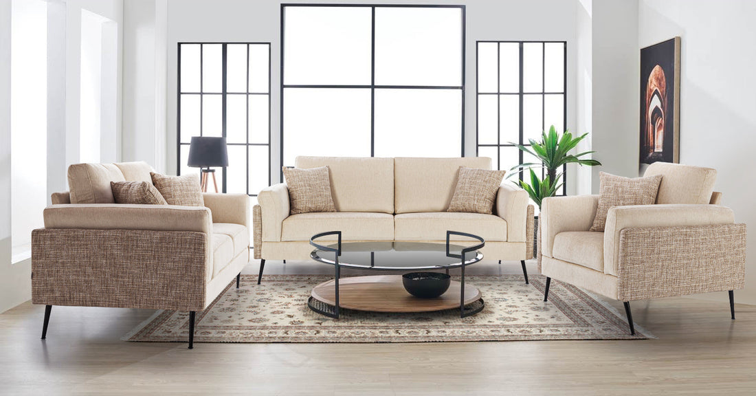 Cannes Blonde Sofa (210cm)